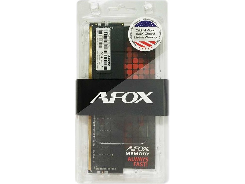 Afox Ddr4-Speicher, 8 Gb, 2666Mhz, Cl19 (Afld48fk1p)