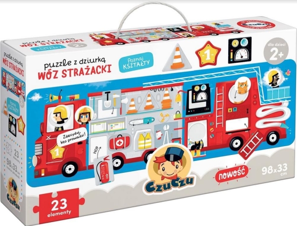 Puzzle Czuczu Puzzle Mit Loch Feuermotor 23 Elemente