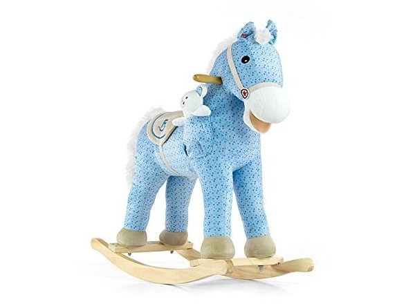 Milly Mally Gyngehest Pony Blå - Mustang Pb