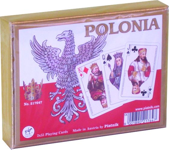 Piatnik Piatnik Karty Lux 2 Kacheln Polonien - 2176