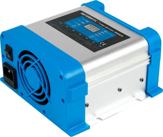 Azo Digitales 12V-Netzladegerät Für Bc-20 Pro 20A-Batterien (230V/12V) Lcd 7-Stufiges Laden