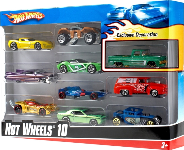 Hot Wheels 54886, Fahrzeug-Set, 3 Jahr(E), Metall, Kunststoff, Gemischte Farben
