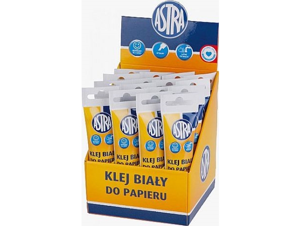 Astra Weißer Klebstoff In Der Tube Für Papier 35Ml 16 Stück.