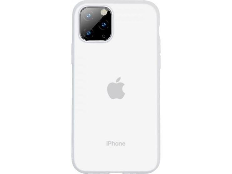 "Baseus Silikonhüllen Baseus Jelly Liquid Silica Gel Case Iphone 11 Pro 6.5 (Weiß)