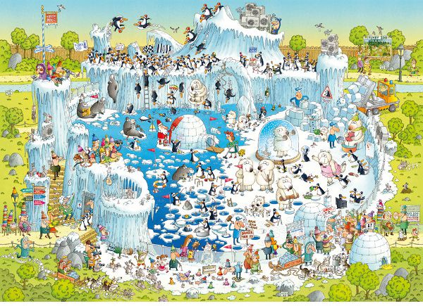 Heye Polar Habitat, 1000 Stk, Tegneserier