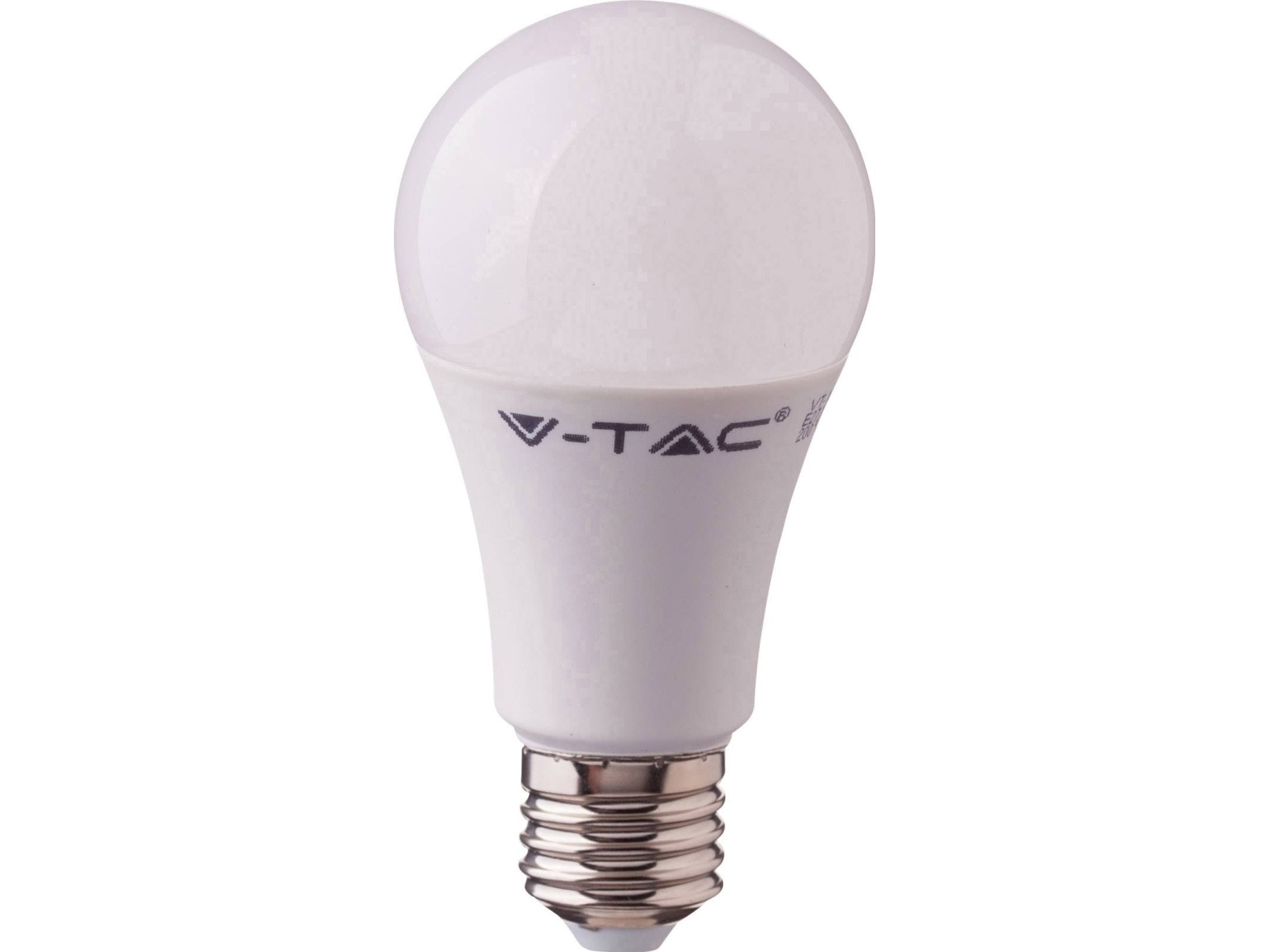V-TAC VT-210 LED F (A - G) E27 Pæreform 9 W = 60 W Varmhvid (Ø x L) 58 mm x 106 1 stk
