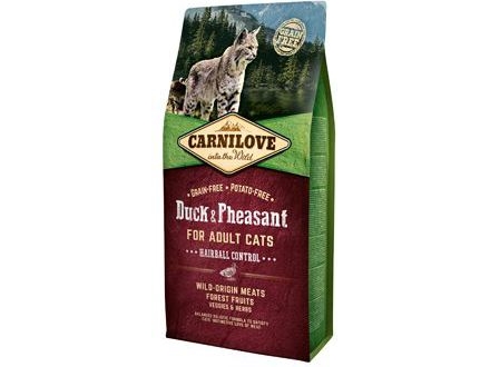 Carnilove 6Kg Cat Hairball Duck Pheasan