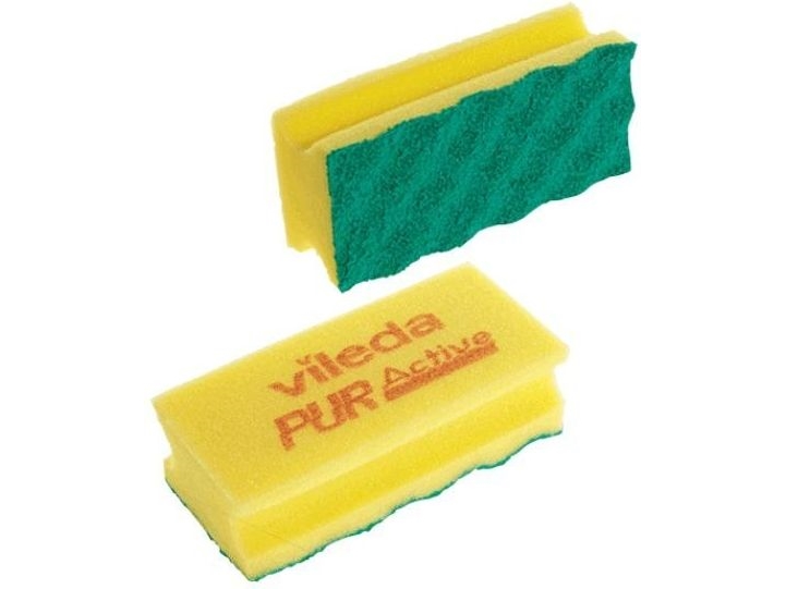 Schwamm Vileda Puractive, Gelb, 10Er-Pack.