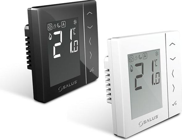 Salus digital temperaturregulator med kabel - dagligt, 230V (VS35B)