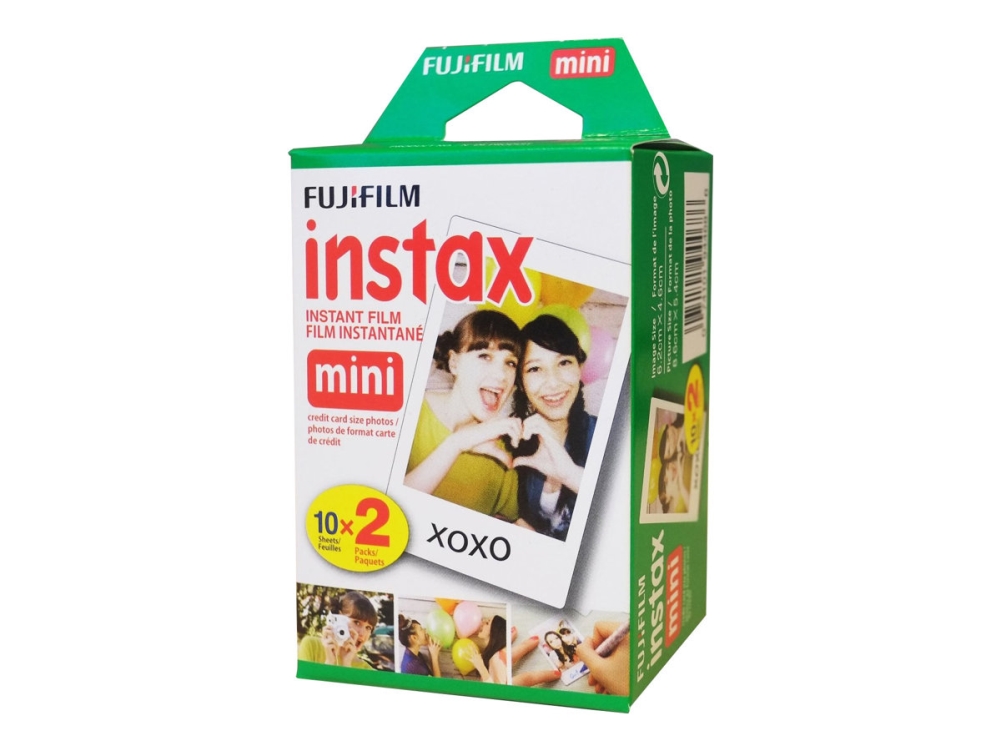 Fujifilm Instax Mini - Farvefilm til umiddelbar billedfremstilling (instant film) - instax mini - ISO 800 - optagelser - 2 kassetter