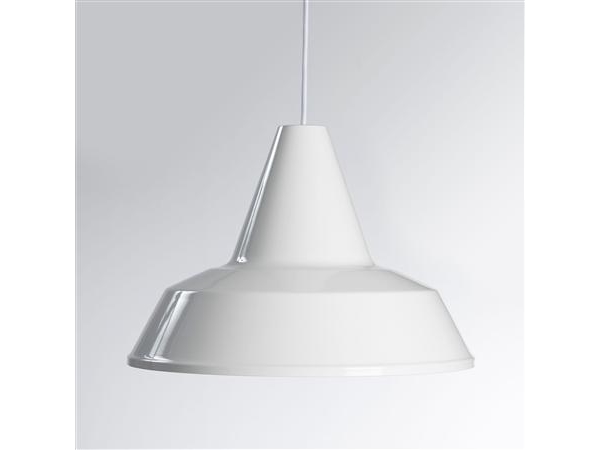 Verkstadslampa med E27-sockel, designklassiker Ø 400 mm vit | Belysning - Inomhusbelysning - Infälld spotlight | GameStuff