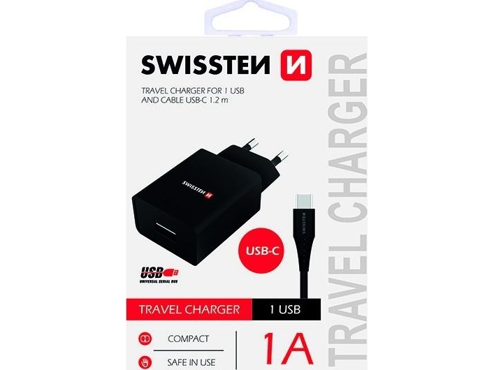 Swissten 1X Usb-A 1 A Ladegerät (22064000)