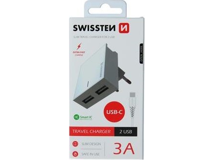 Swissten 2X Usb-A 3 A Ladegerät (22043000)