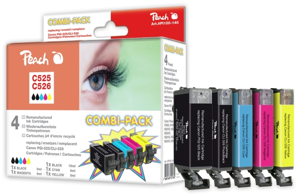 Peach Pi100-140, 19 Ml, 9 Ml, 410 Seiten, 5 Stück(E), Multipack