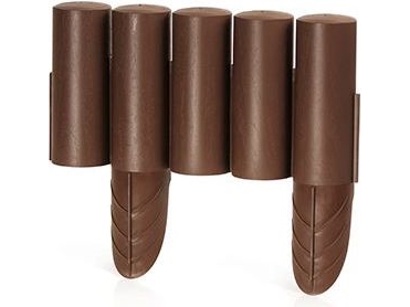 Prosperplast Gartenpalisade Plus 2350 X 250/150Mm Braun (Ipalplus-R222)