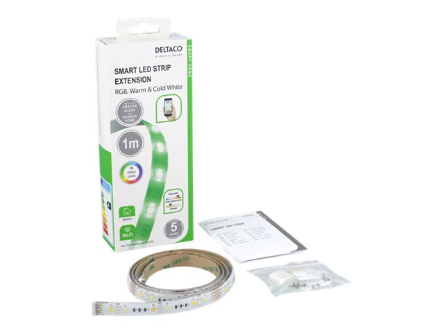 Deltaco Sh-Lsex1m, Universalstreifenleuchte, Weiß, Led, Multi, 2700 K, 6500 K