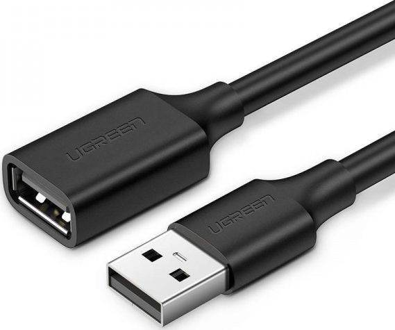 UGREEN US103 USB 2.0 kabelio prailginimas 5m - Juodas