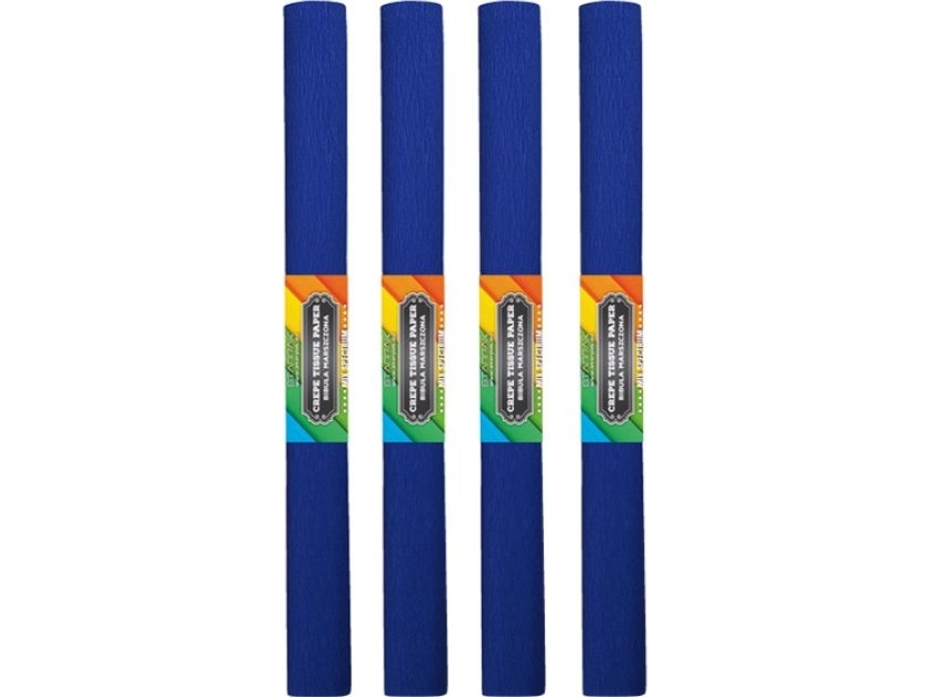 Starpak krøllet silkepapir 50x200cm marineblå 10 stk.