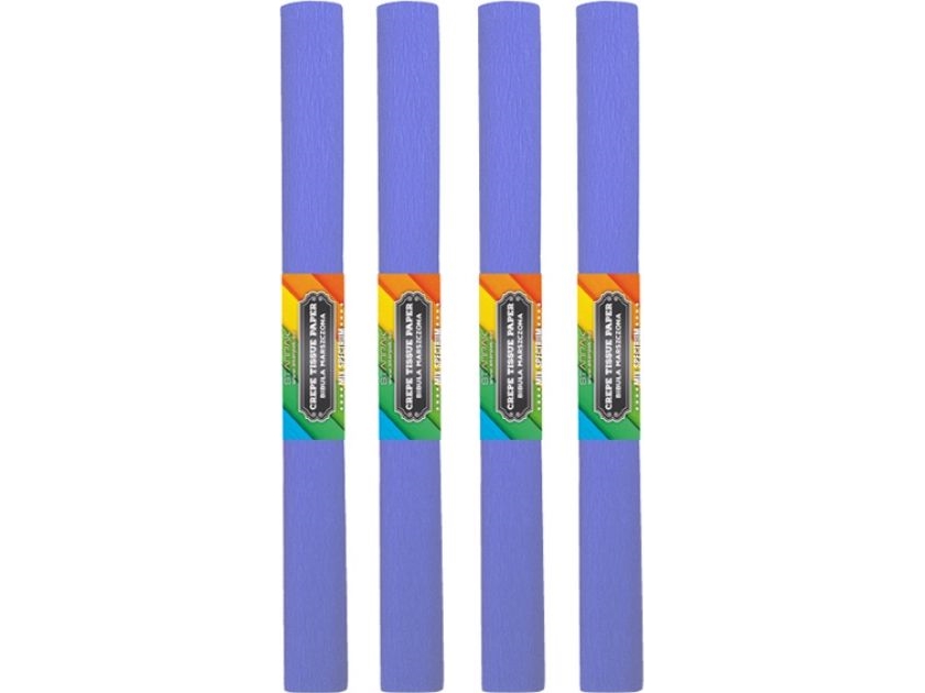 Starpak Krøllet silkepapir 50x200cm lilla lys 10stk.