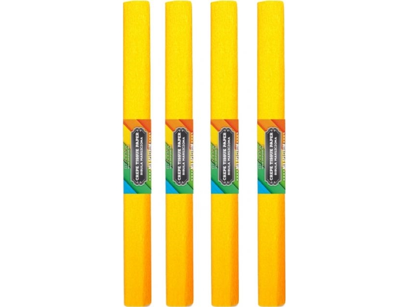 Starpak bølgepapir 50×200 cm gul 10 stk