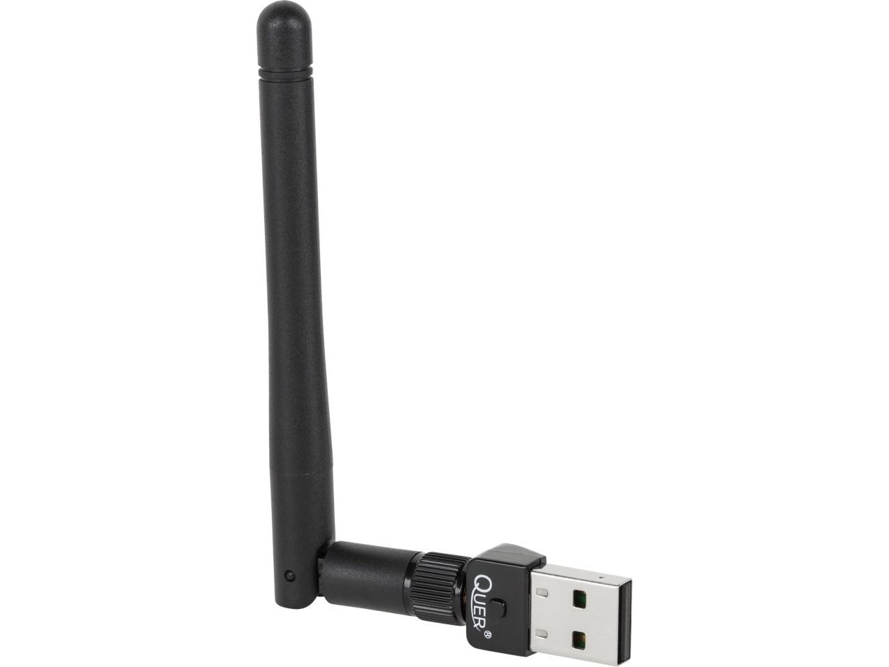 Quer Wifi 802.11 B/G/N Netværksadapter Med Antenne (Kom0640)