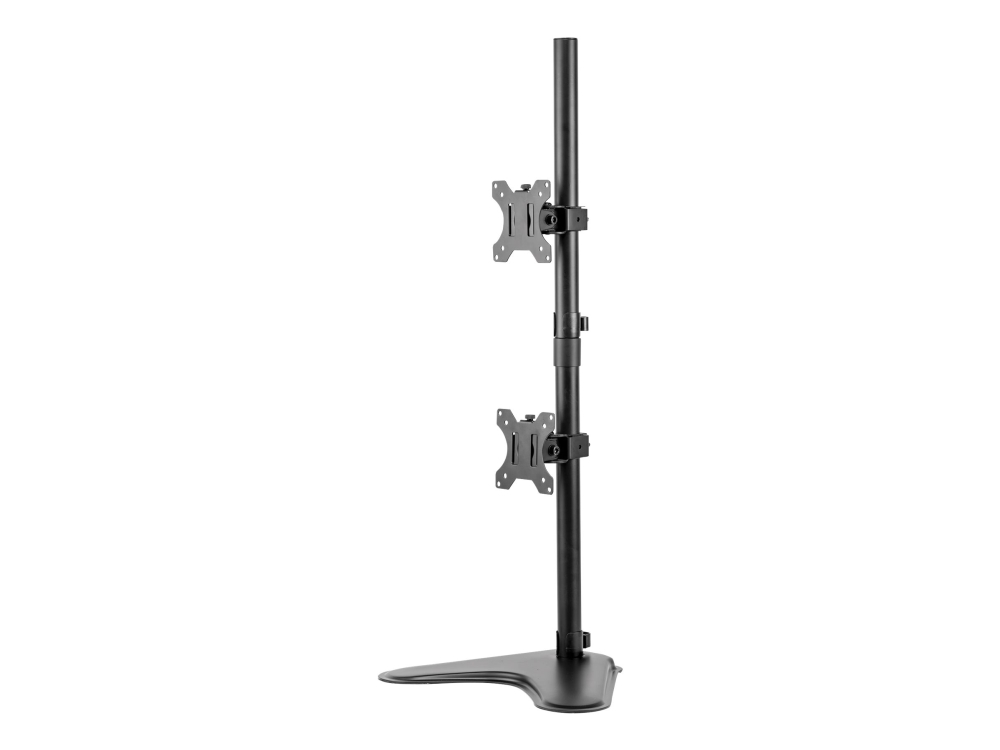 Fellowes Professional Series Free-standing Dual Stacking Monitor Arm - Stativ - for 2 skærme - stål - sort - skærmstørrelse: op til 32