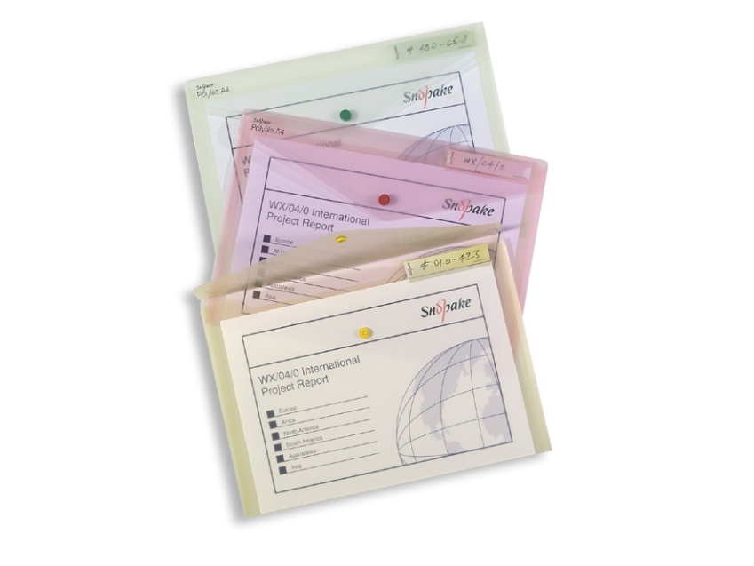 Snopake Polyfile A5 Clear, A5, Polypropylen (Pp), Transparent, 220 Mm, 180 Mm, 5 Stück(E)