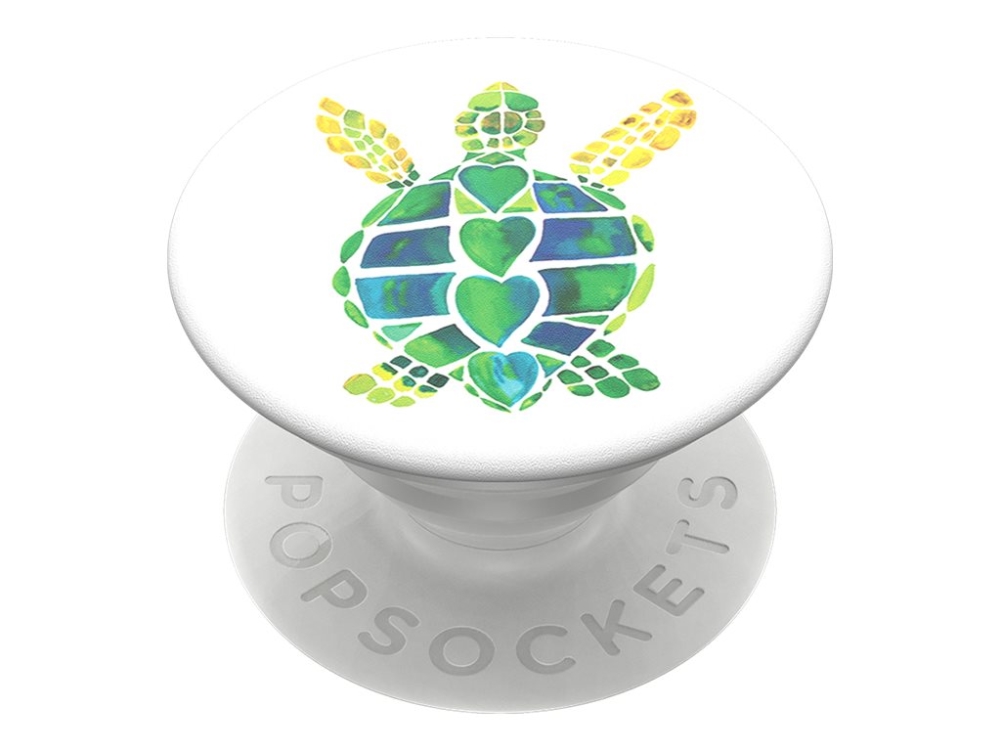 Popsockets Swappable Popgrip - Fingergrip/Støtteben For Mobiltelefon, Tablet - Turtle Love