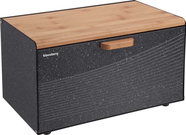 Klausberg brødboks i tre og stål (KB-7464)