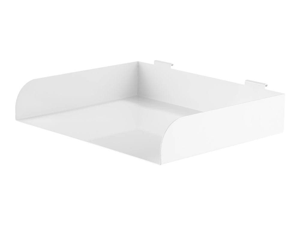 Deltaco Delo-0154, Ablage Für Schreibtischschiene/-Leiste, Schwarz, Stahl, Delo-0151, 318 Mm, 250 Mm