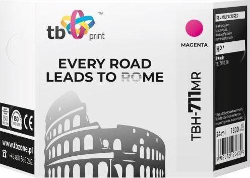 Blæk Tb Print Til Hp Designjet T530 Tbh-711Mr Ma Ref.-Tbh-711Mr