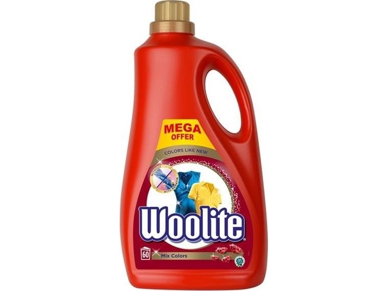 Woolite - Vaskemiddel - Farvet Tøj - Med Keratin - 3.6L