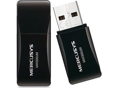 Tp-Link Network Adapter Mercusys Mw300um Usb Wireless Adapter, Single-Band, 300 Mb/S, 802.11N/G/B.