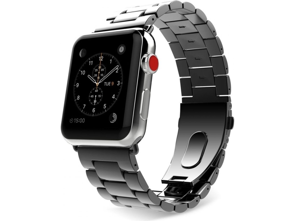 Tech-Protect Stainless Apple Watch Rem 1/2/3/4/5 (42/44Mm) Sort