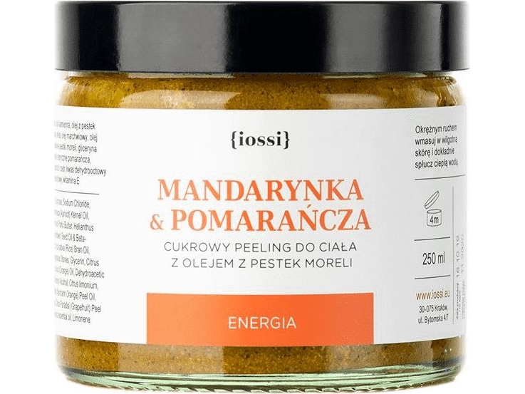 Iossi Sugar Body Scrub Mandarin &Amp Orange Med Abrikoskerneolie 250 Ml