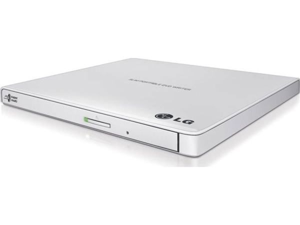 Lg Gp60nw60 Ekstern Dvd-Brænder 8× Dvd+/-R Usb 2.0, Hvid