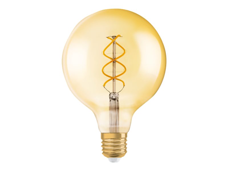 Osram Vintage 1906 - Led-Filament-Glühlampe - Form: G125 - E27 - 5 W (Entspricht 25 W) - Klasse G - Warmes Wohlfühllicht - 2000 K
