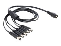Delock - Strömdelare - DC-jack 5,5 x 2,1 mm (hane) till DC-jack 5,5 x 2,1 mm (hona) - 50 cm | Datortillbehör - Kablar & adaptrar - Strömkablar | GameStuff