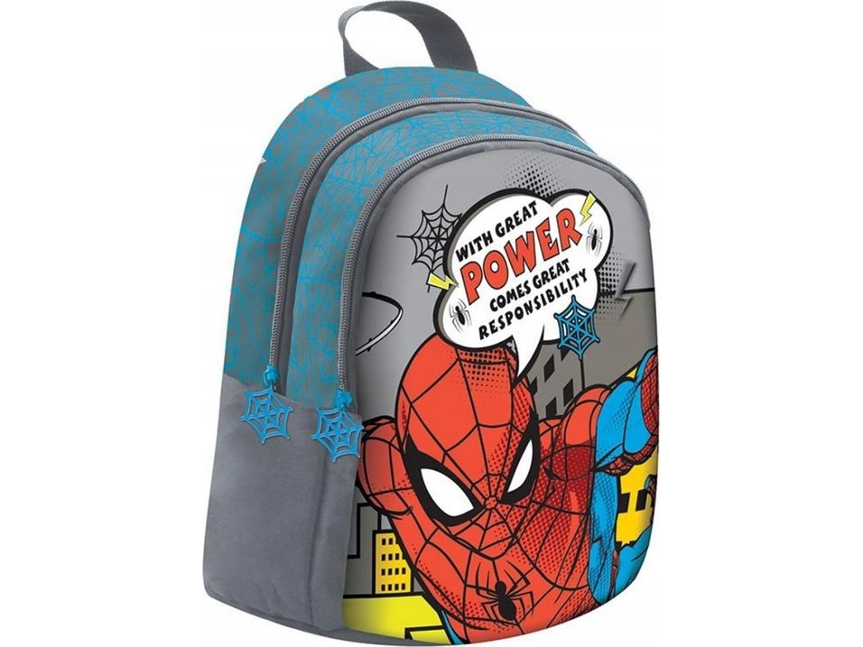 Benjamin Skolryggsäck Spider Man grå | Cykling - Kläder - Ryggsäckar | GameStuff