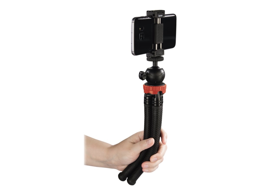 Hama Bordstativ Kamera, Smartphone & GoPro FlexPro 27 cm Rød
