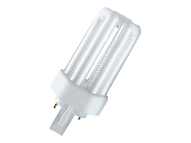 Osram Dulux T Plus - Nicht-Integrierte Kompakt-Leuchtstofflampe - Form: T12 - Gx24d-1 - 13 W - Klasse G - Warmweißes Licht - 3000 K