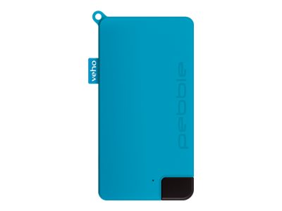 Veho Pebble Pokket Strömförsörjningsbank 1000 Mah 37 Wh 1 A 24 Pin Usb C Blå