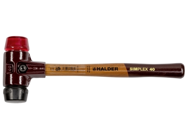 Halder Simplex Schonhammer 40 Komp. Gummi/Kunststoff, Te Simple