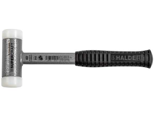 Halder Supercraft 3377.040 Gummihammer Ergonomisk Greb, Hård 805 G 305 Mm 1 Stk