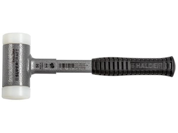 Halder Supercraft 3377.050 Gummihammer Ergonomischer Griff, Hart 1150 G 315 Mm 1 Stück