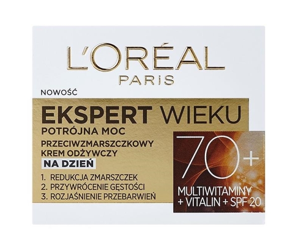 L'oreal Age Specialist Expert Age 70+ Anti-Wrinkle Nourishing Day Cream 50Ml