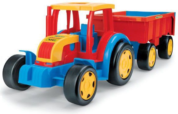 Wader Giant Traktor Mit Anhänger