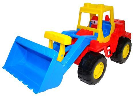 Polesie Wader 36988 Traktor Mit Lader In Einem Netz