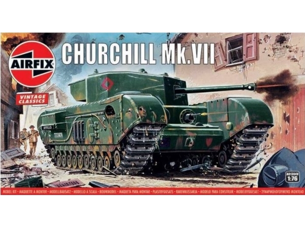 Airfix A01304v, Tank Model, Montagesatz, 1:76, Churchill Mk.Vii, Unisex, Kunststoff