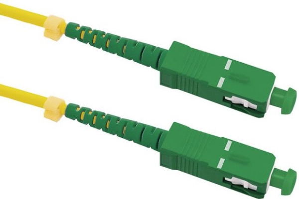 Qoltec 54282 Optic Patchcord Sc/Apc Til Sc/Apc Singlemode 9/125 G652d Simplex 2 M